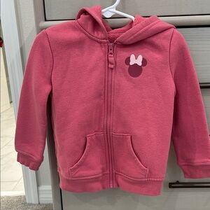 Pink 2T Hoodie with Minnie Mouse Logo